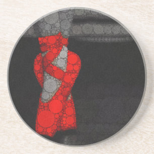 Dessous De Verre En Grès Ballerina Chaussures Belle Ballet