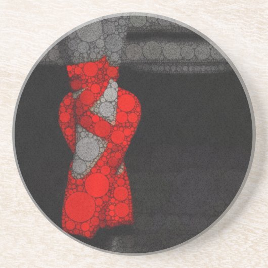 Dessous De Verre En Grès Ballerina Chaussures Belle Ballet (Devant)