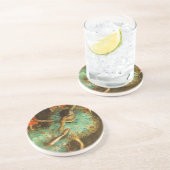 Dessous De Verre En Grès Ballerina Dance Green Dancer Edger Degas Peinture (Côté)