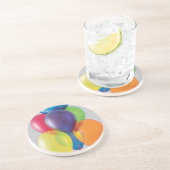 Dessous De Verre En Grès Ballons (Côté)