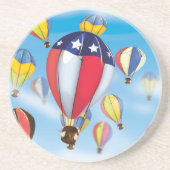 Dessous De Verre En Grès Ballons à air chaud (Devant)
