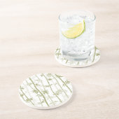 Dessous De Verre En Grès Bambous modernes (Côté)