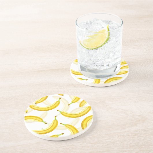 Dessous De Verre En Grès Bananes (Côté)