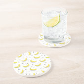 Dessous De Verre En Grès Bananes géométriques (Côté)