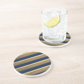 Dessous De Verre En Grès Bandes d'or du capitaine (Côté)