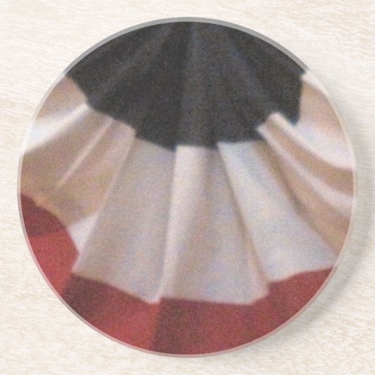 Dessous De Verre En Grès Bannière patriotique (Devant)