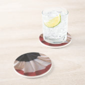 Dessous De Verre En Grès Bannière patriotique (Côté)