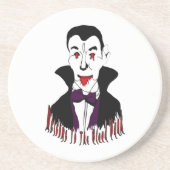 Dessous De Verre En Grès Banque du sang (Devant)