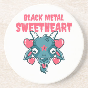 Dessous De Verre En Grès Baphomet tête de chèvre mignon