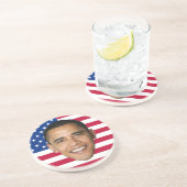 Dessous De Verre En Grès Barack Obama (Côté)