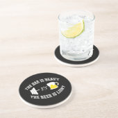 Dessous De Verre En Grès Barbell vs bière (Côté)