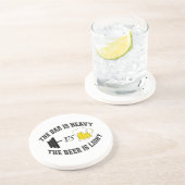 Dessous De Verre En Grès Barbell vs bière (Côté)