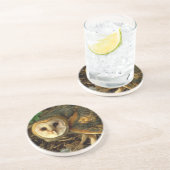 Dessous De Verre En Grès Barn Owl (Côté)