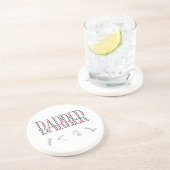 Dessous De Verre En Grès Barre (Côté)