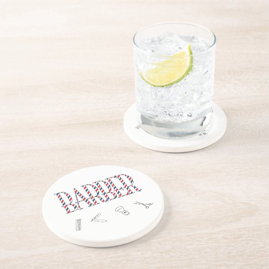 Dessous De Verre En Grès Barre (Côté)