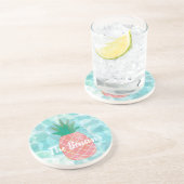 Dessous De Verre En Grès Barre d'ananas personnalisée Barres de boissons (Côté)