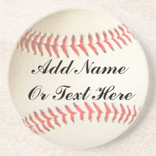 DESSOUS DE VERRE EN GRÈS BASEBALL