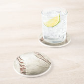 Dessous De Verre En Grès Baseball (Côté)