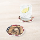 Dessous De Verre En Grès Baseball vintage (Côté)