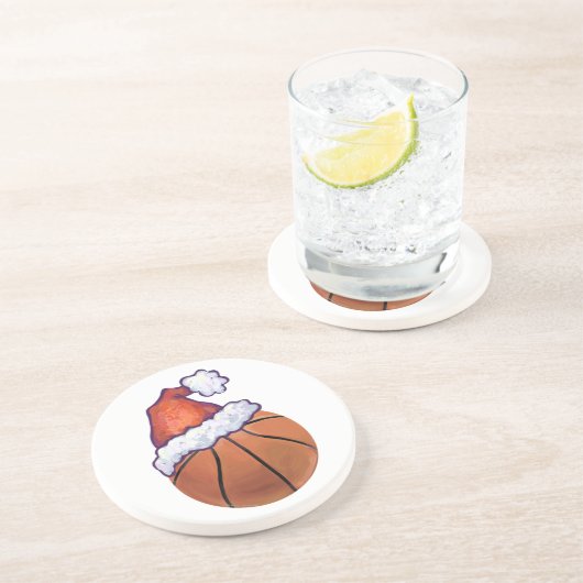 Dessous De Verre En Grès Basket-ball (Côté)