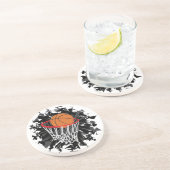 Dessous De Verre En Grès Basket-ball (Côté)