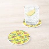 Dessous De Verre En Grès Baskets et planches à roulettes, Pop Art, par Nata (Côté)