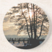 DESSOUS DE VERRE EN GRÈS BATEAUX DE CANAL (Devant)