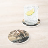 DESSOUS DE VERRE EN GRÈS BATEAUX DE CANAL (Côté)