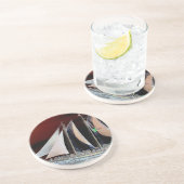 Dessous De Verre En Grès Bateaux sous voile (Côté)