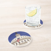 Dessous De Verre En Grès Bâtiment de capitol des USA, Washington DC (Côté)