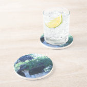 Dessous De Verre En Grès Bâtiment Jungle (Côté)