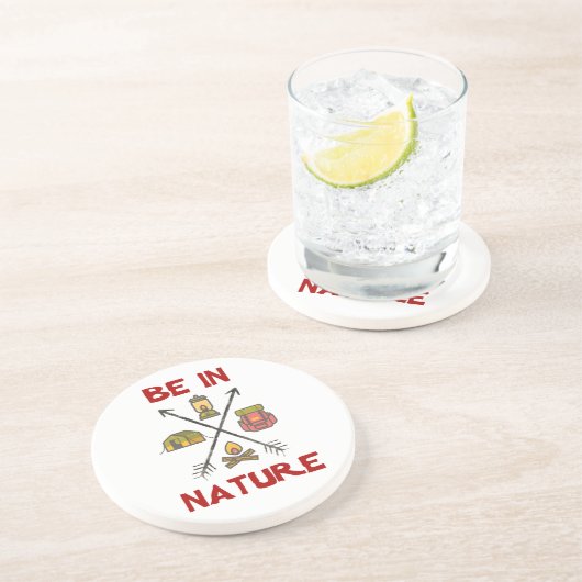 Dessous De Verre En Grès Be In Nature (Côté)