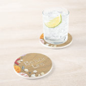 Dessous De Verre En Grès Beach Life (Côté)