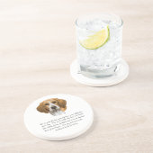 Dessous De Verre En Grès Beagle keepsake (Côté)