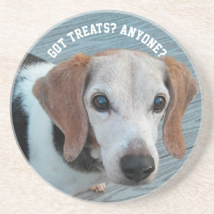 Dessous De Verre En Grès Beagle Love Traitements Drôle Chien Cadeau