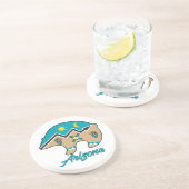 Dessous De Verre En Grès Bear Clan Arizona (Côté)