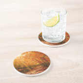 Dessous De Verre En Grès Beau automne (Côté)