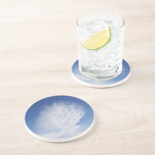 Dessous De Verre En Grès Beau nuage (Côté)