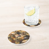 Dessous De Verre En Grès Beaucoup d'abeilles de miel (Côté)