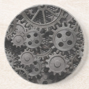 Dessous De Verre En Grès Beaucoup de vieilles vitesses en métal ou pièces