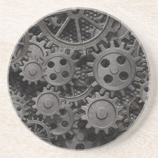 Dessous De Verre En Grès Beaucoup de vieilles vitesses en métal ou pièces (Devant)