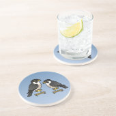 Dessous De Verre En Grès Beauté et Dot.Ca (Côté)