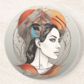 Dessous De Verre En Grès beauté révélée (Devant)