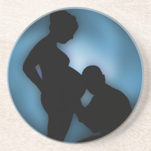 Dessous De Verre En Grès bébé attendu