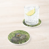 Dessous De Verre En Grès Bébé bleu (Côté)