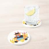 Dessous De Verre En Grès bébé diable (Côté)