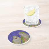 Dessous De Verre En Grès Bébé Quaker Parrots Animal (Côté)