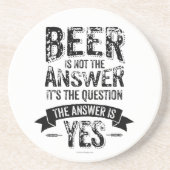 Dessous De Verre En Grès Beer is Not the Answer (Devant)