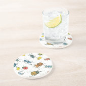 Dessous De Verre En Grès Beetles (Côté)