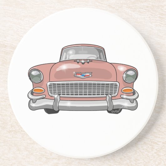 Dessous De Verre En Grès Bel Air 1955 de Chevrolet (Devant)